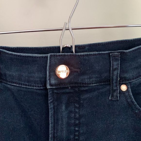 Express Dark Wash Bootcut Jeans - Picture 2 of 7